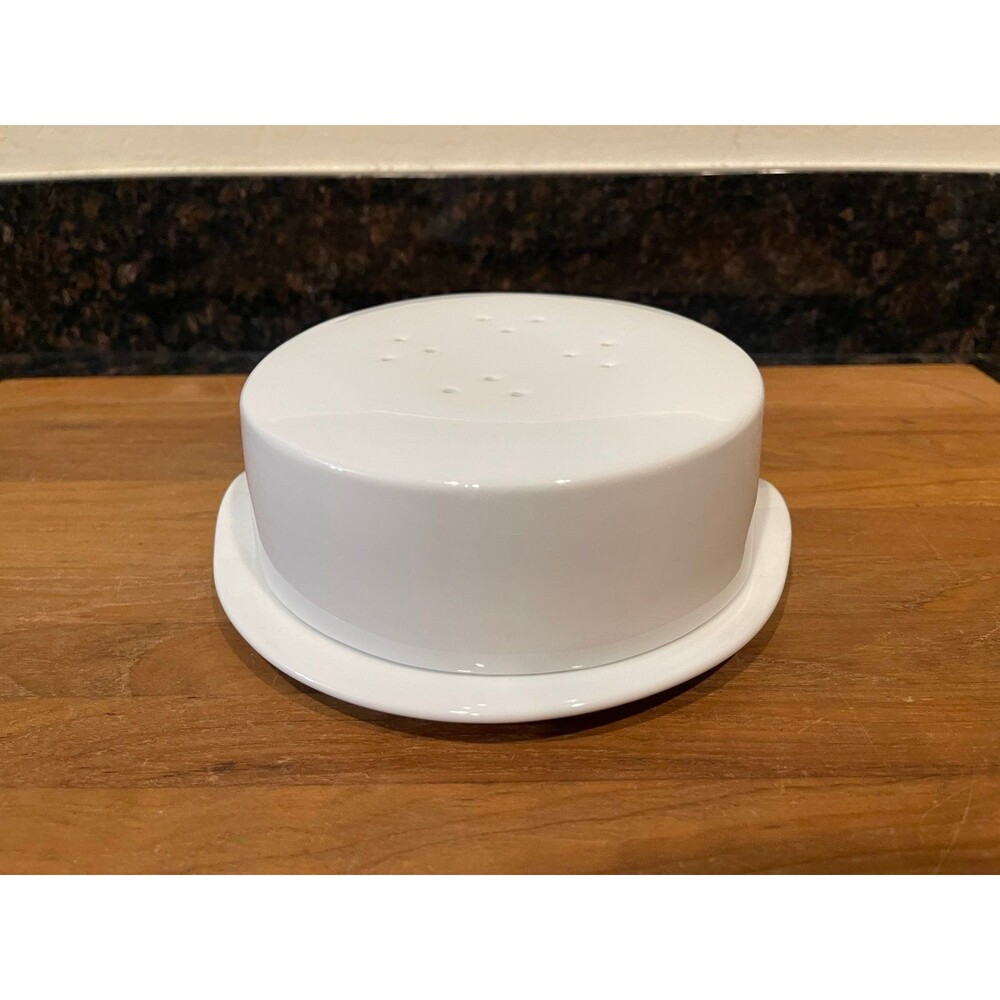 Avon White Cheese Brie Baker Ceramic Serving Dish Container